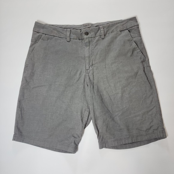 Lululemon The Works Shorts Mens 36 Gray Casual Chino Pockets 10" Warpstreme ABC - Picture 1 of 9
